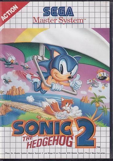 Sonic The Hedgehog 2 - Sega Master System - i Cover (B Grade) (Genbrug)